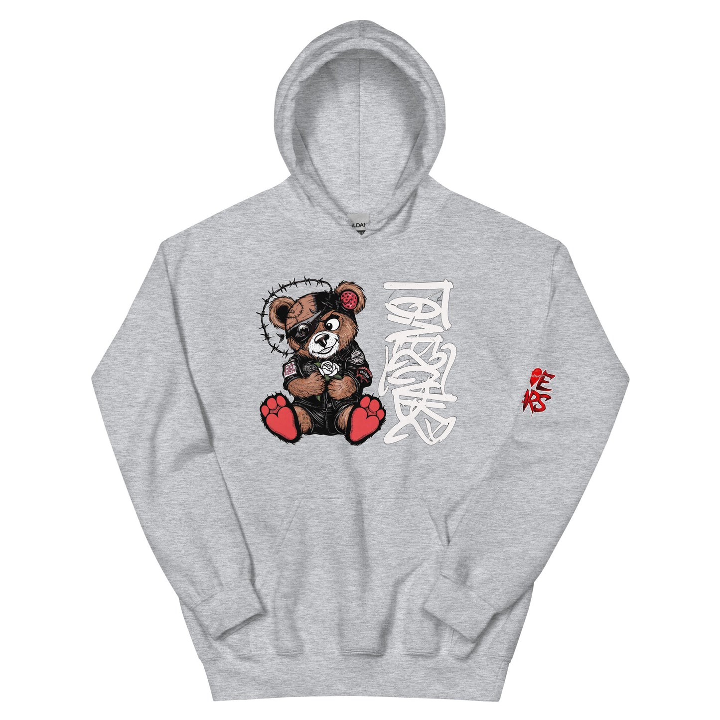 Love Scars Bear Unisex Hoodie