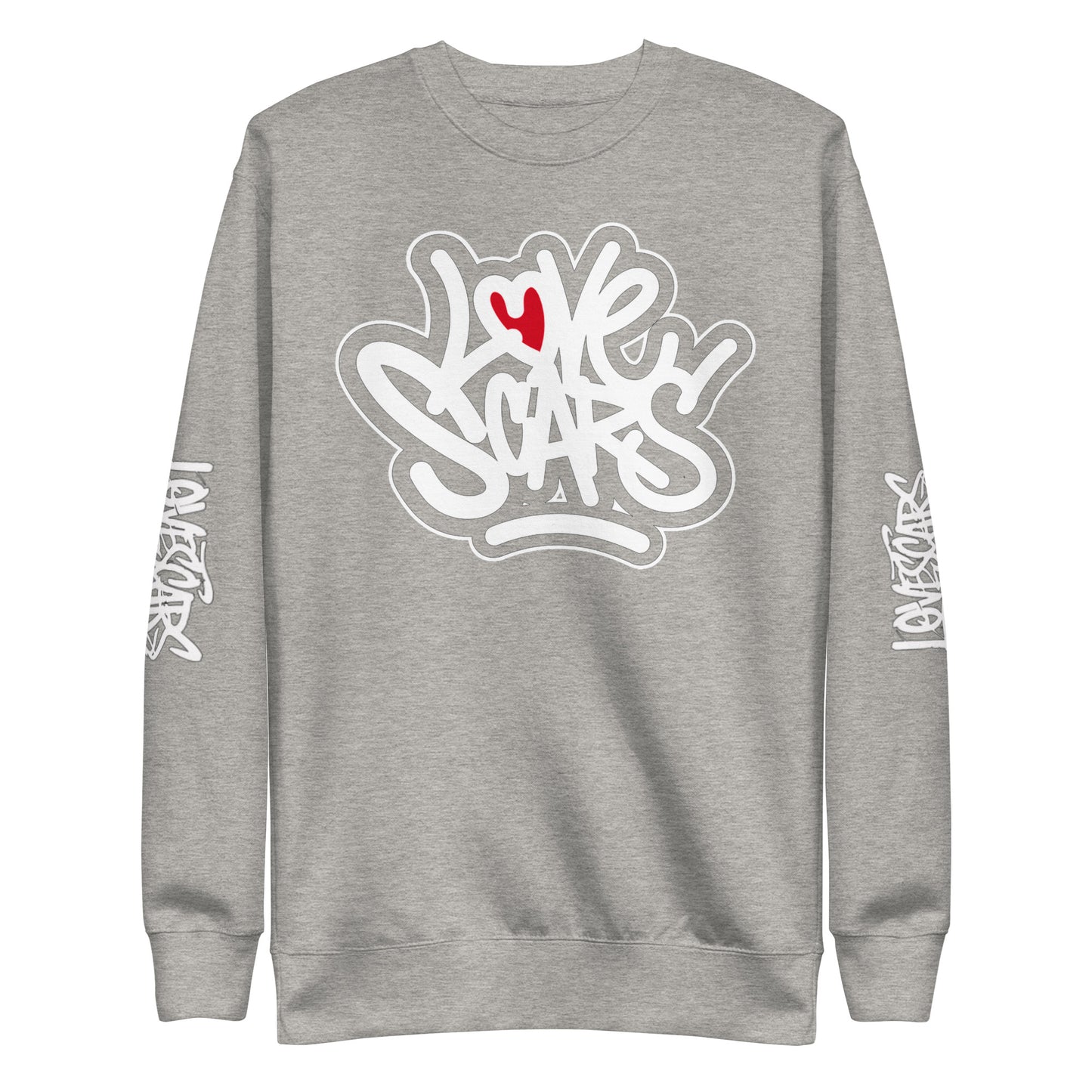 Love Scars Throwback Unisex Premium Sweatshirt