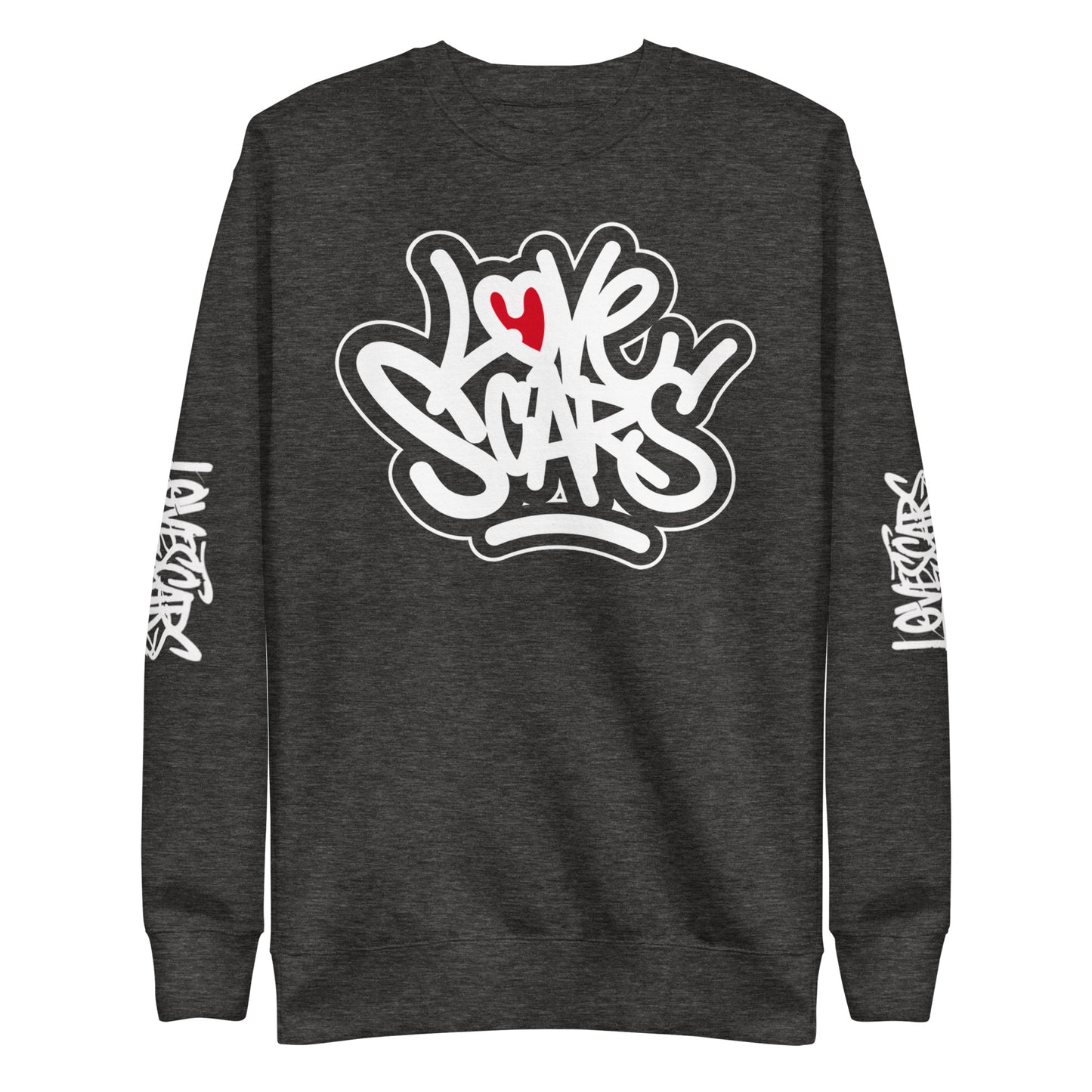 Love Scars Throwback Unisex Premium Sweatshirt