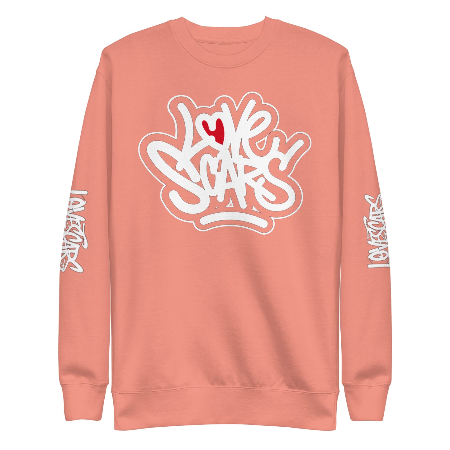 Love Scars Throwback Unisex Premium Sweatshirt