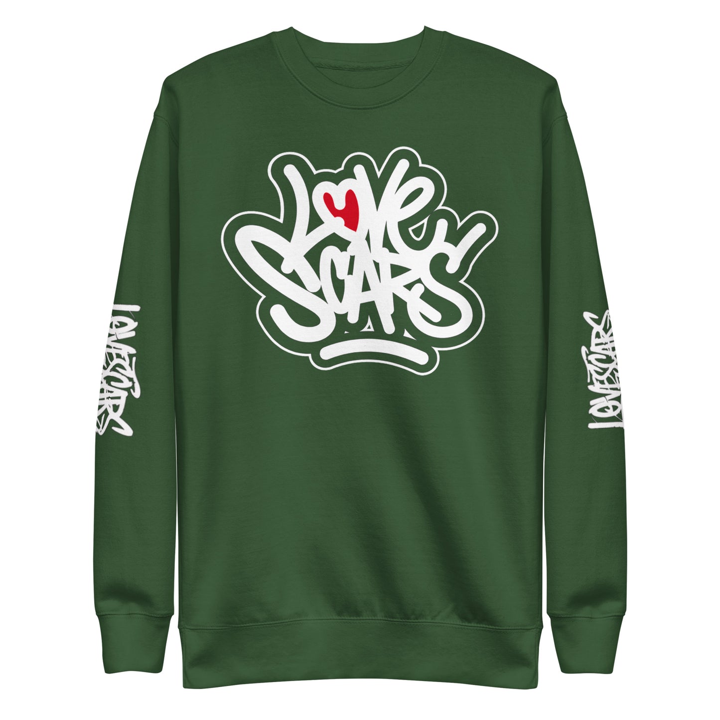 Love Scars Throwback Unisex Premium Sweatshirt